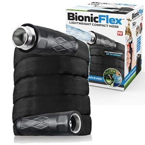 Bionic Flex 50? Garden Hose, Ultra Durable & Lightweight Weatherproof Garden Water Hose, 500 PSI Crush Resistant EZ Connect Metal Fittings, Tear Resistant, Kink Free Outdoor Hose, Outdoor Yard Hose